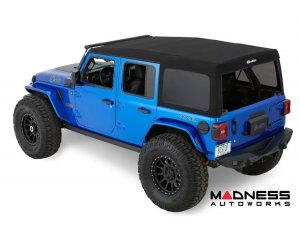 Jeep Wrangler JL Soft Top - Supertop Squareback by Bestop - Black Twill